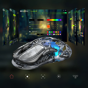 GravaStar  Mercury M2 Wireless Gaming Mouse - Transparent Black  for sale in Egypt from Games2Egypt