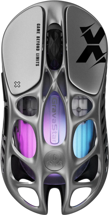 GravaStar  Mercury X Wireless Gaming Mouse - Interstellar Silver  for sale in Egypt from Games2Egypt