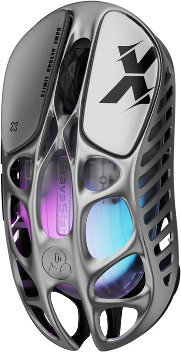 GravaStar  Mercury X Wireless Gaming Mouse - Interstellar Silver  for sale in Egypt from Games2Egypt