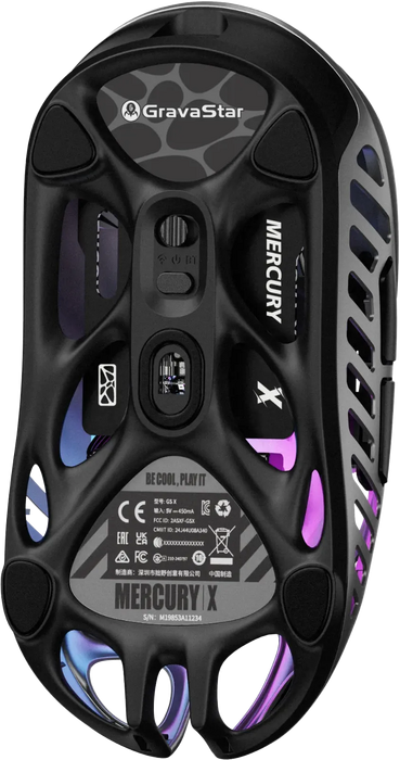 GravaStar  Mercury X Wireless Gaming Mouse - Interstellar Silver  for sale in Egypt from Games2Egypt