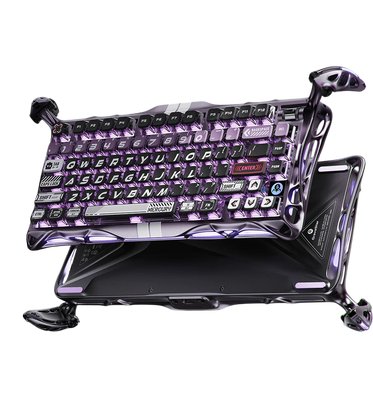 GravaStar Mercury V75 Pro 75% Hall Effect Magnetic Switch Gaming Keyboard - Iron Purple