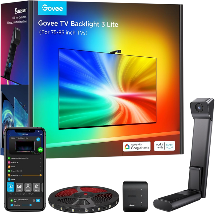 Govee Envisual TV Backlight 3 Lite H60992D2 - 75~85 inch  for sale in Egypt from Games2Egypt