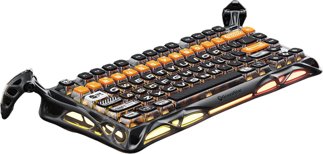 GravaStar Mercury K1 Pro 75% Wireless Mechanical Gaming Keyboard - CyberFlare -  for sale in Egypt from Games2Egypt