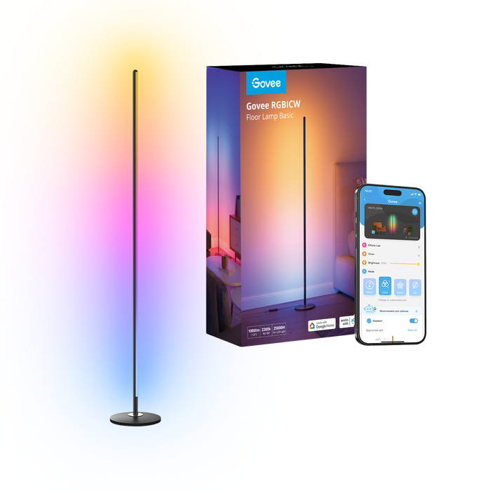 Govee H8076B RGBICW Smart Corner Floor Lamp   for sale in Egypt from Games2Egypt