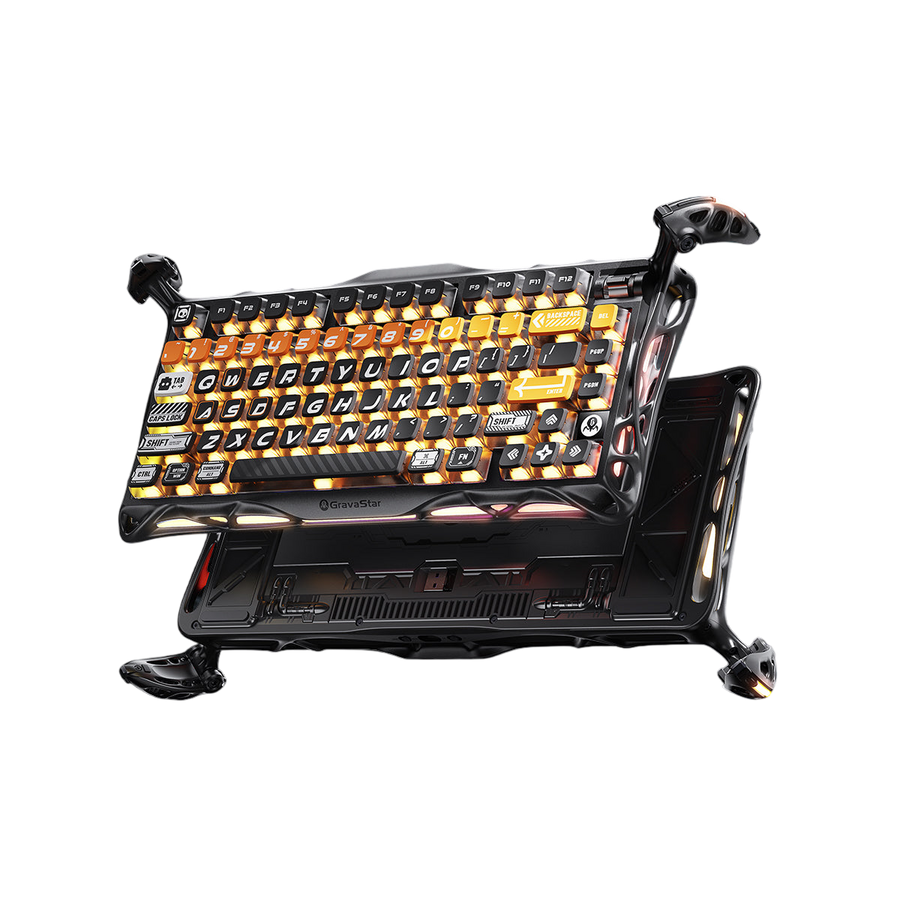 GravaStar Mercury K1 Pro 75% Wireless Mechanical Gaming Keyboard - CyberFlare – image 2