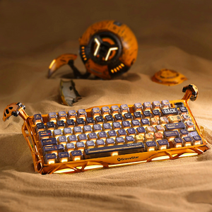 GravaStar Mercury K1 Pro 75% Wireless Mechanical Gaming Keyboard Special Edition - Battle-Worn Yellow  for sale in Egypt from Games2Egypt