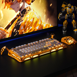 GravaStar Mercury K1 Pro 75% Wireless Mechanical Gaming Keyboard Special Edition - Battle-Worn Yellow  for sale in Egypt from Games2Egypt
