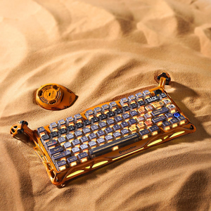 GravaStar Mercury K1 Pro 75% Wireless Mechanical Gaming Keyboard Special Edition - Battle-Worn Yellow  for sale in Egypt from Games2Egypt
