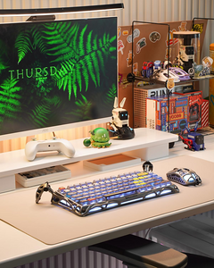 GravaStar Mercury K1 Pro 75% Wireless Mechanical Gaming Keyboard - Interstellar Silver  for sale in Egypt from Games2Egypt