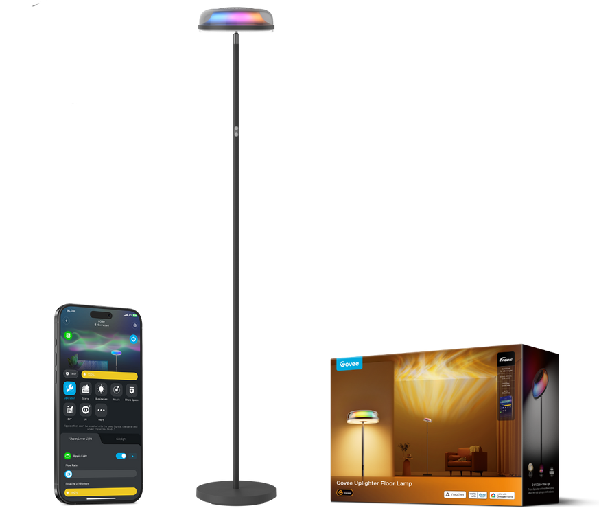 Govee H60B0 Uplighter Floor Lamp – Smart 3-In-1 Lighting – image 2