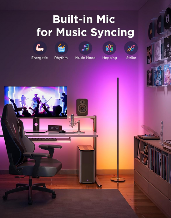 Govee H8076B RGBICW Smart Corner Floor Lamp   for sale in Egypt from Games2Egypt