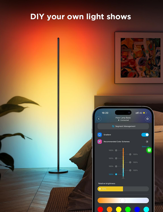 Govee H8076B RGBICW Smart Corner Floor Lamp   for sale in Egypt from Games2Egypt