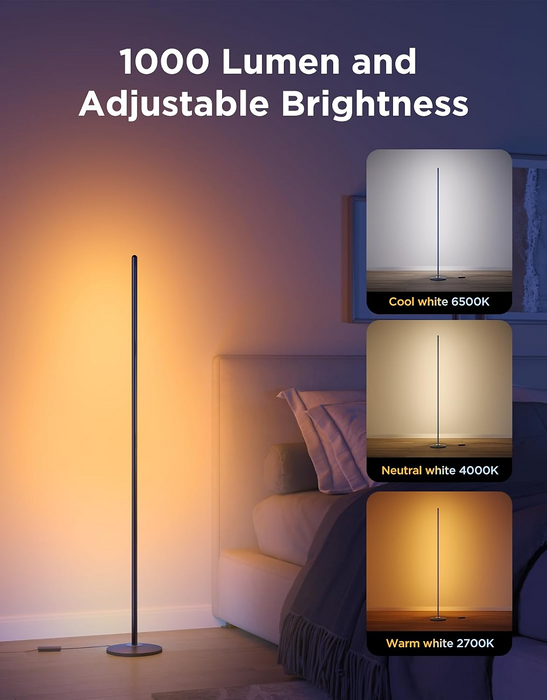 Govee H8076B RGBICW Smart Corner Floor Lamp   for sale in Egypt from Games2Egypt