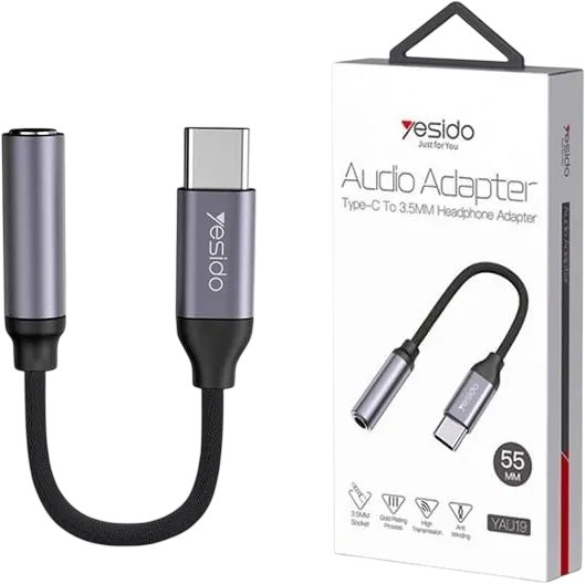 يسيدو YAU19 محول USB-C إلى منفذ سماعات 3.5 مم  للبيع في مصر من خلال Games2Egypt
