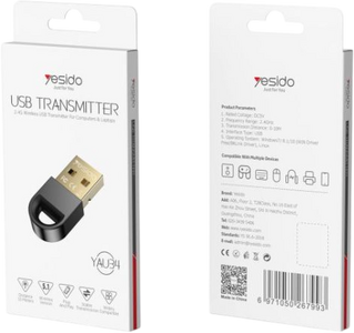 Yesido YAU34 Mini USB Bluetooth Adapter Receiver Wireless 5.1   for sale in Egypt from Games2Egypt