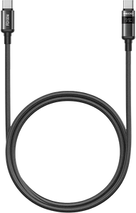 Recci RS32CC USB-C Cable PD 100W With Watt Display - 1.5m - Black -  for sale in Egypt from Games2Egypt