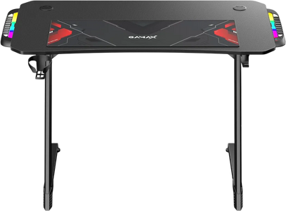 Gamax TD-03 Carbon Fiber Gaming Table 100x60x75cm with RGB Light & MousePad - Black  for sale in Egypt from Games2Egypt