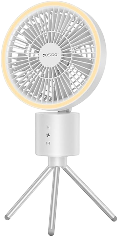 Yesido YF13 3 In 1 Type-C Multifunctional LED Fan with Tripod 10W 