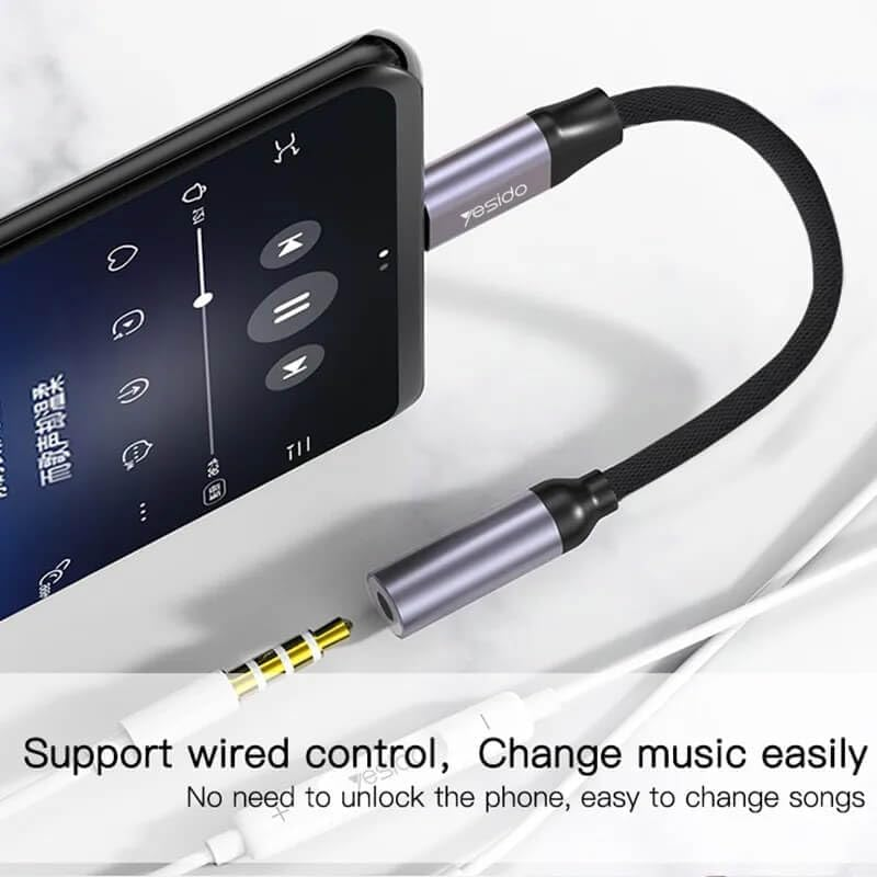 يسيدو YAU19 محول USB-C إلى منفذ سماعات 3.5 مم – صورة 4