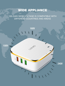 Ldnio A6704 Charger Fast Charging 5-USBA + QC3.0 USB  for sale in Egypt from Games2Egypt