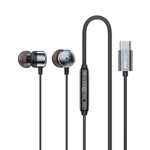 Recci REP-L38 Type-C Wired Earphone - 1.2M -  for sale in Egypt from Games2Egypt