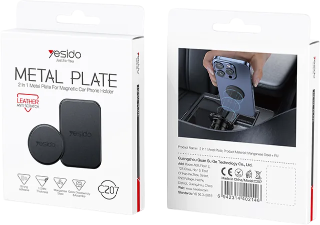 Yesido C207 Magnetic Plates with Leather-Like Coating for Smartphone  for sale in Egypt from Games2Egypt