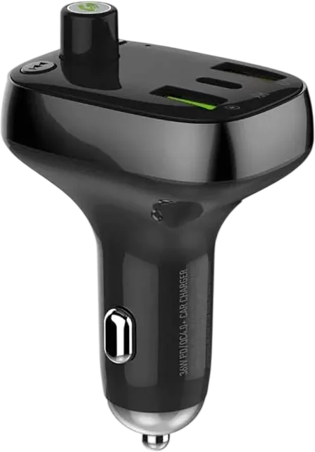 Ldnio C704Q Bluetooth FM Transmitter Fast Car Charger PD QC 4  for sale in Egypt from Games2Egypt