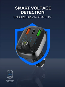 Ldnio C704Q Bluetooth FM Transmitter Fast Car Charger PD QC 4  for sale in Egypt from Games2Egypt