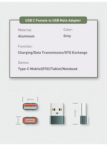 LDNIO LC150 – Portable USB A To Type-C Adapter  for sale in Egypt from Games2Egypt