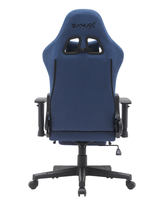 Gamax BS-7970 Gaming Chair with Foot Rest -  Dark Blue  for sale in Egypt from Games2Egypt