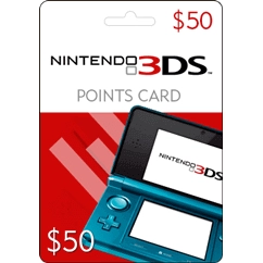 Nintendo 3DS $50 PrePaid Card  للبيع في مصر من خلال Games2Egypt