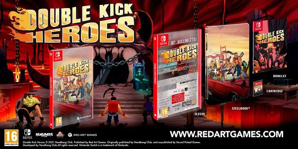 Double kick Heroes - Steelbook Edition - Nintendo Switch  for sale in Egypt from Games2Egypt