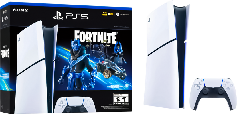 Sony PlayStation 5 Slim Console Fortnite Digital Edition - 825 GB - 1Y Warranty