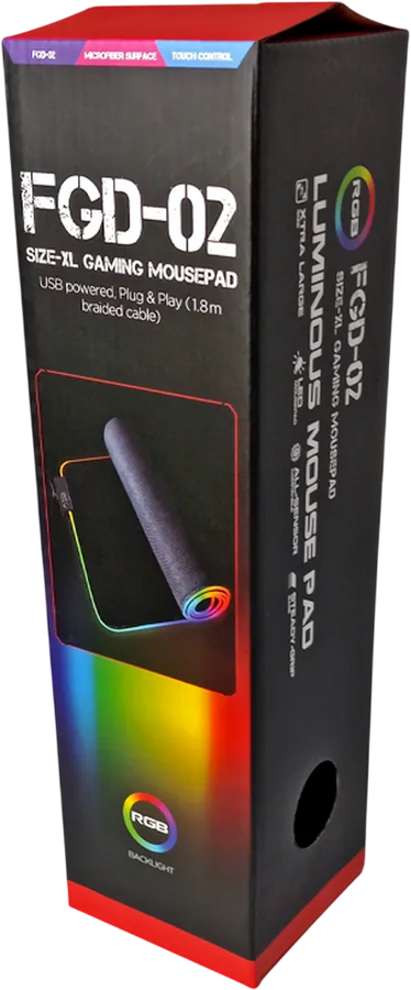 FGD-02 RGB XL Gaming Mouse Pad 800x300x4mm – image 5
