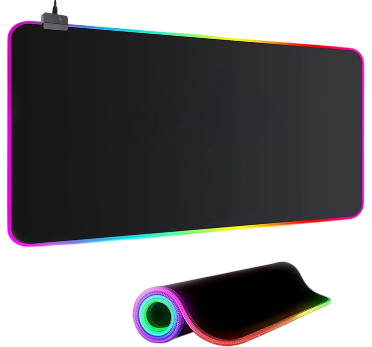 Gaming Mouse Pad RGB Multicolor 30 * 80CM - Black    for sale in Egypt from Games2Egypt