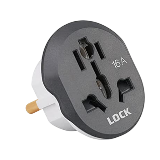 iLOCK Universal Travel Plug Adapter 3-Pieces - Gray  for sale in Egypt from Games2Egypt