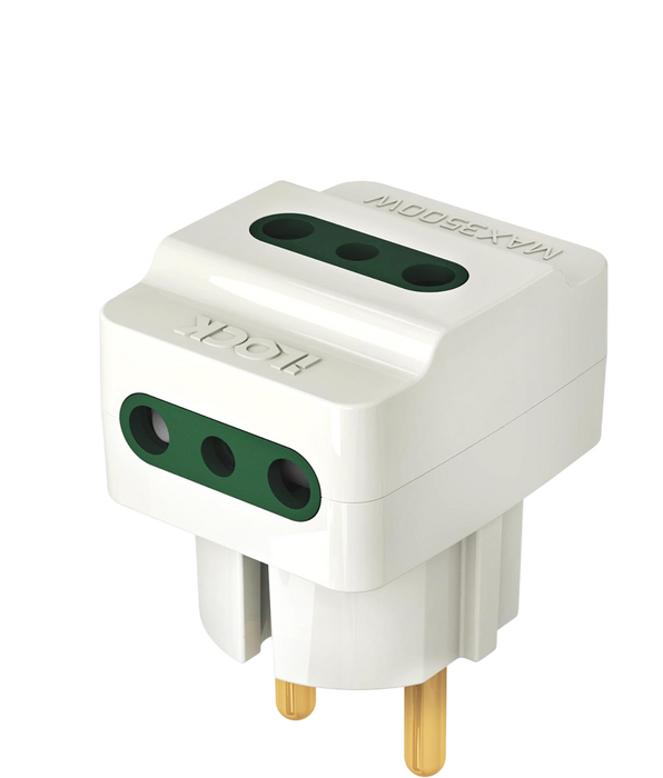 iLOCK 3-Way Wall Adapter - 3500W - White  for sale in Egypt from Games2Egypt