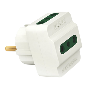 iLOCK 3-Way Wall Adapter - 3500W - White  for sale in Egypt from Games2Egypt