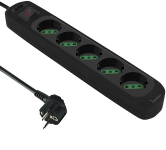 ILOCK Basic Power Strip 5 Outlets without earthing - 1.5M - Black  for sale in Egypt from Games2Egypt