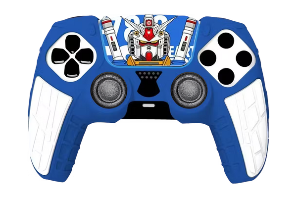 Deadskull PS5 Dualsense Silicone Case Protector - Gundam Blue
