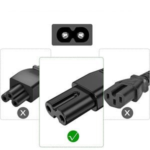 iLOCK Radio IEC C7 Power Cable 1.8M - Black  for sale in Egypt from Games2Egypt