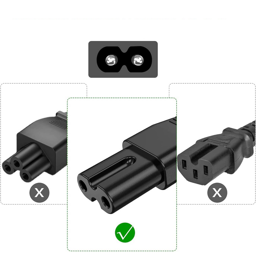 iLOCK Radio IEC C7 Power Cable 1.8M - Black – image 3