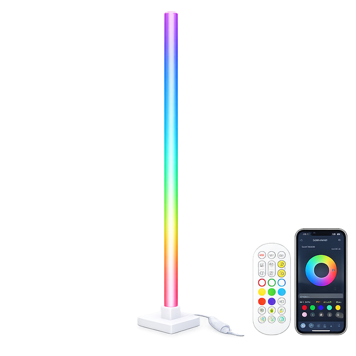 مصباح أرضي RGB بوضع مزامنة الصوت (DIY) مع ريموت  للبيع في مصر من خلال Games2Egypt