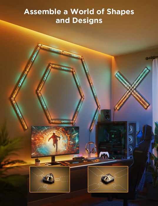 Govee H6063281 Cyborg Cube Gaming Wall Light 6+ 2EVA CO-Branding - Open Sealed	  for sale in Egypt from Games2Egypt