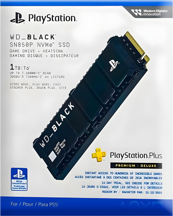 WD_BLACK SN850P NVMe SSD for PS5 consoles - 1TB - Open Sealed  for sale in Egypt from Games2Egypt