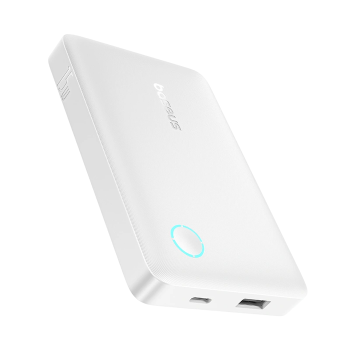 Baseus EnerFill FP11 Power Bank 10000mAh - White  for sale in Egypt from Games2Egypt