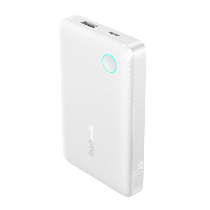 Baseus EnerFill FP11 Power Bank 10000mAh - White  for sale in Egypt from Games2Egypt