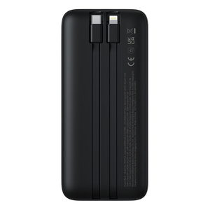 Baseus Lipow Dual-Cable Power Bank 20000mAh - Black  for sale in Egypt from Games2Egypt