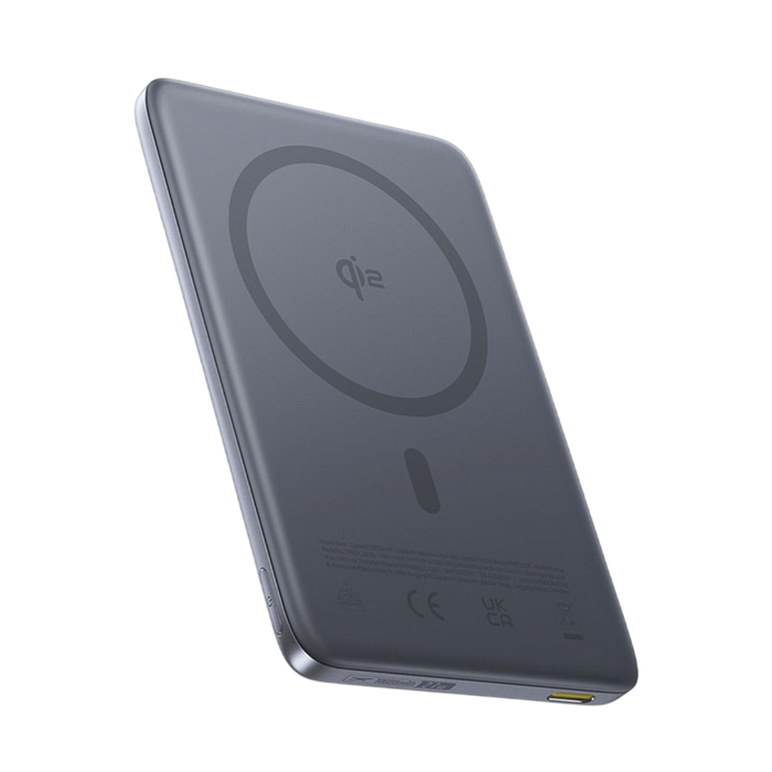 Baseus PicoGo Ultra-Slim Qi2 Magnetic Power Bank 10000mAh - Grey  for sale in Egypt from Games2Egypt