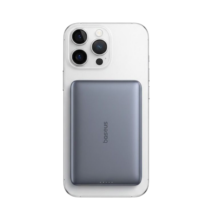 Baseus PicoGo Ultra-Slim Qi2 Magnetic Power Bank 10000mAh - Grey  for sale in Egypt from Games2Egypt